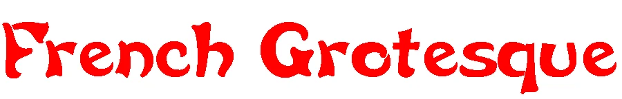 French Grotesque
